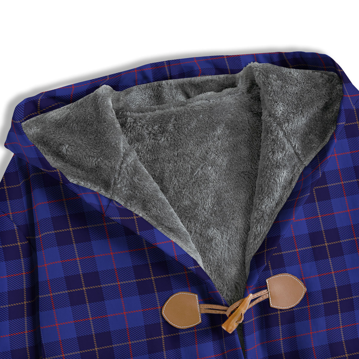 Stewart Tartan Deep Blue Print Men's Windbreaker Jacket-grizzshop