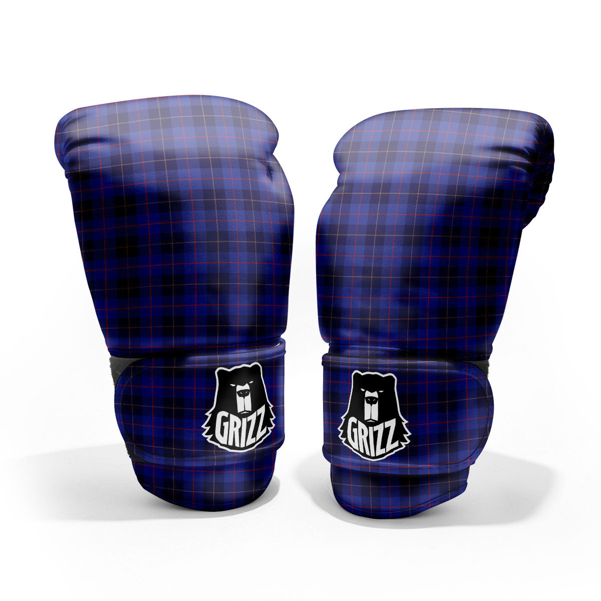 Stewart Tartan Deep Blue Print Pro Boxing Glove