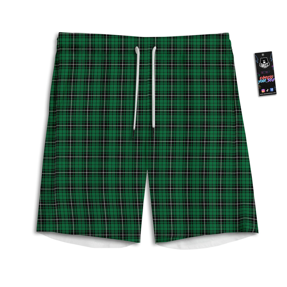 Sunset Japanese Print Pattern Men's Athletic Shorts