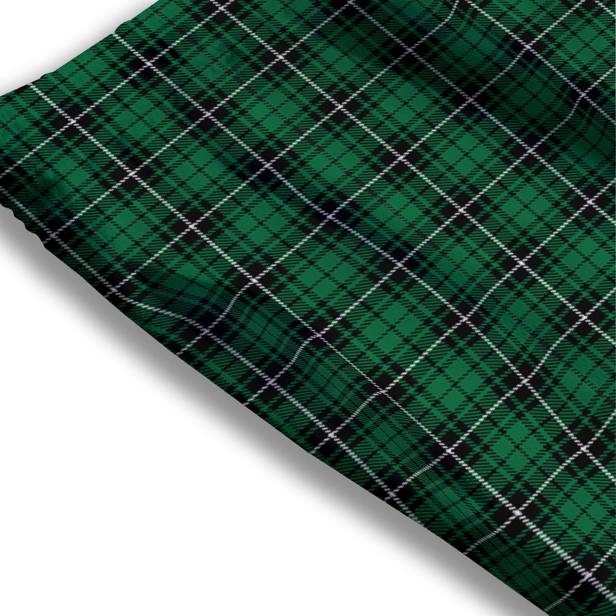 Stewart Tartan Green Print Mesh Shorts