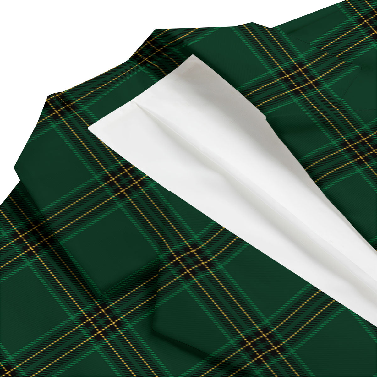Stewart Tartan Green Print Pattern Men's Blazer-grizzshop