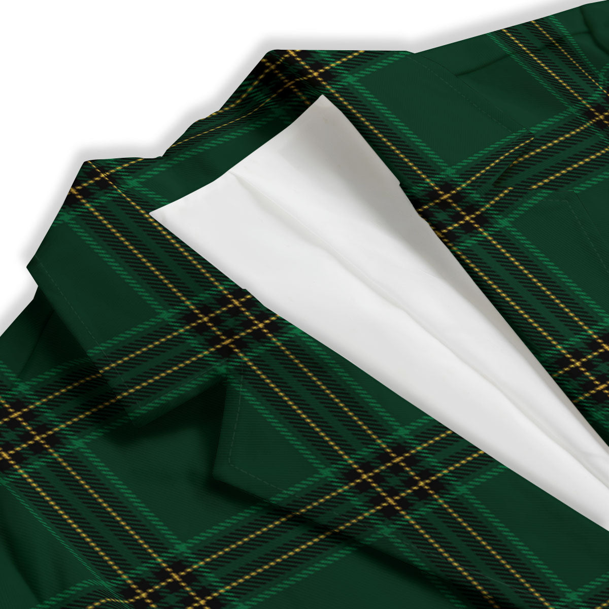 Stewart Tartan Green Print Pattern Women's Blazer-grizzshop