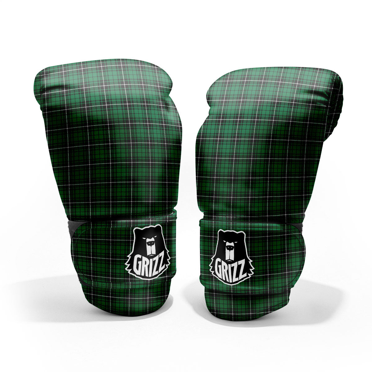 Stewart Tartan Green Print Pro Boxing Glove