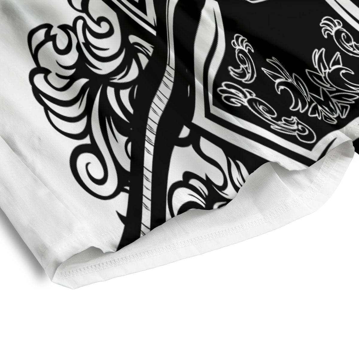 Sticks Lacrosse Ornate Wing Print Men's Athletic Shorts