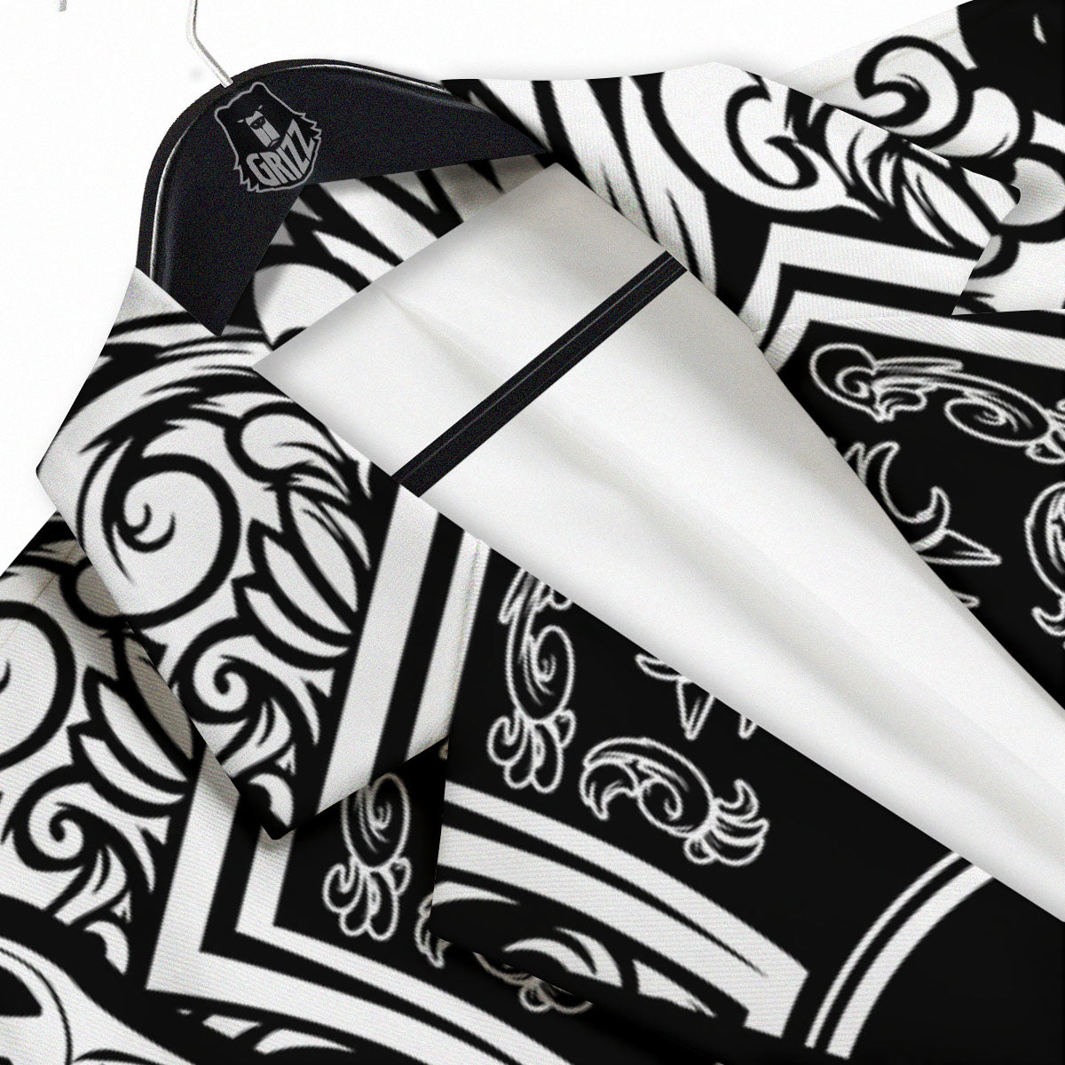 Sticks Lacrosse Ornate Wing Print Men's Sport Coat-grizzshop