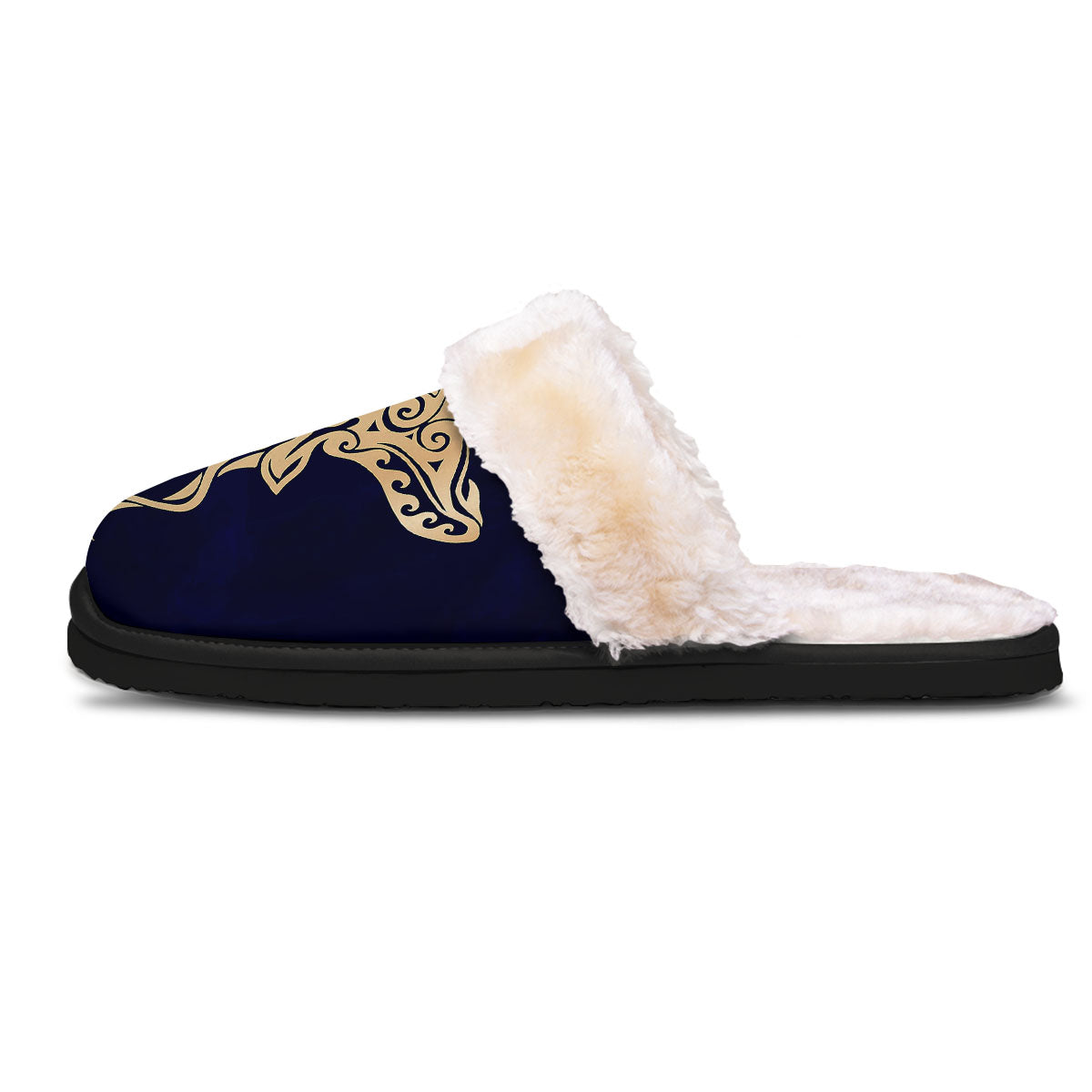 Stingray Spiritual Golden Print Slippers-grizzshop
