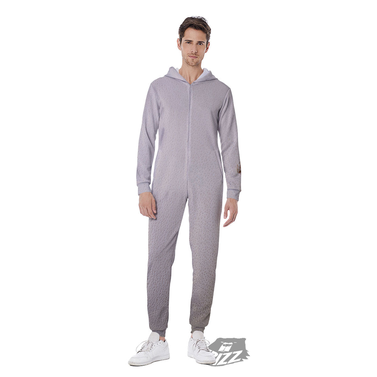 Stitching Baseball Print Men's Jumpsuit-grizzshop