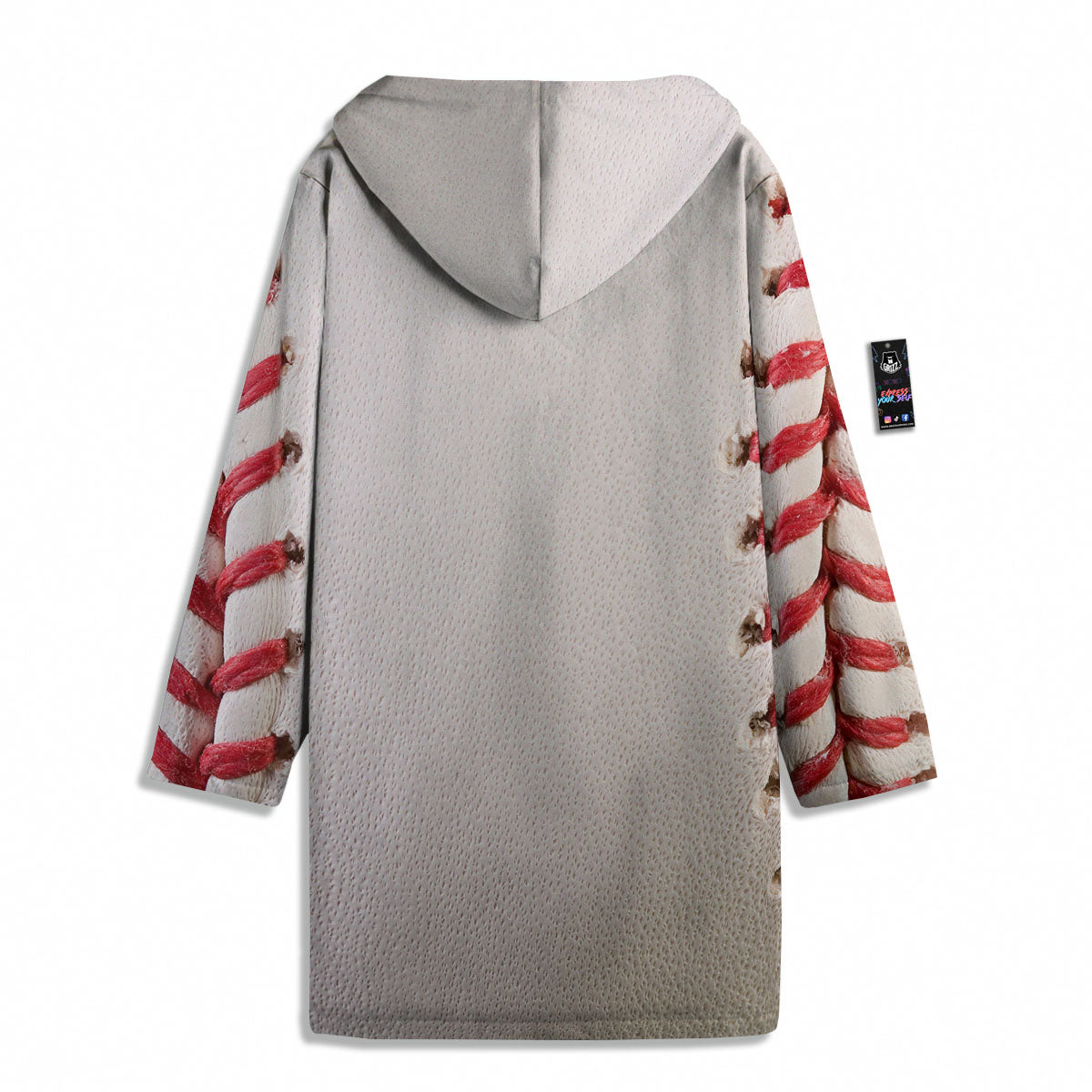 Stitching Baseball Print Men's Windbreaker Jacket-grizzshop