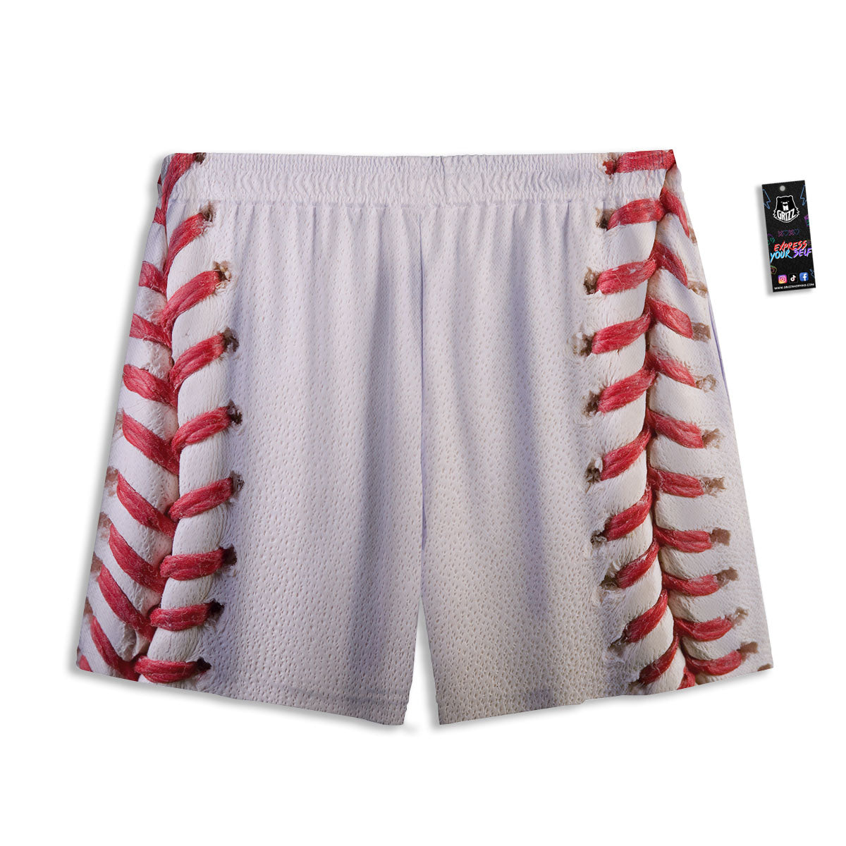 Space Endless Print Mesh Shorts