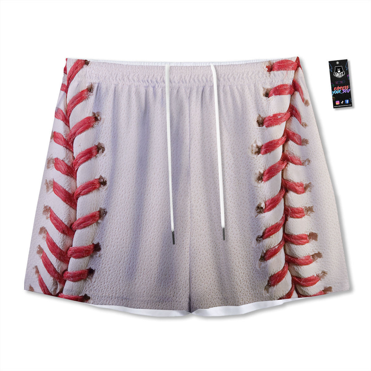 Space Endless Print Mesh Shorts