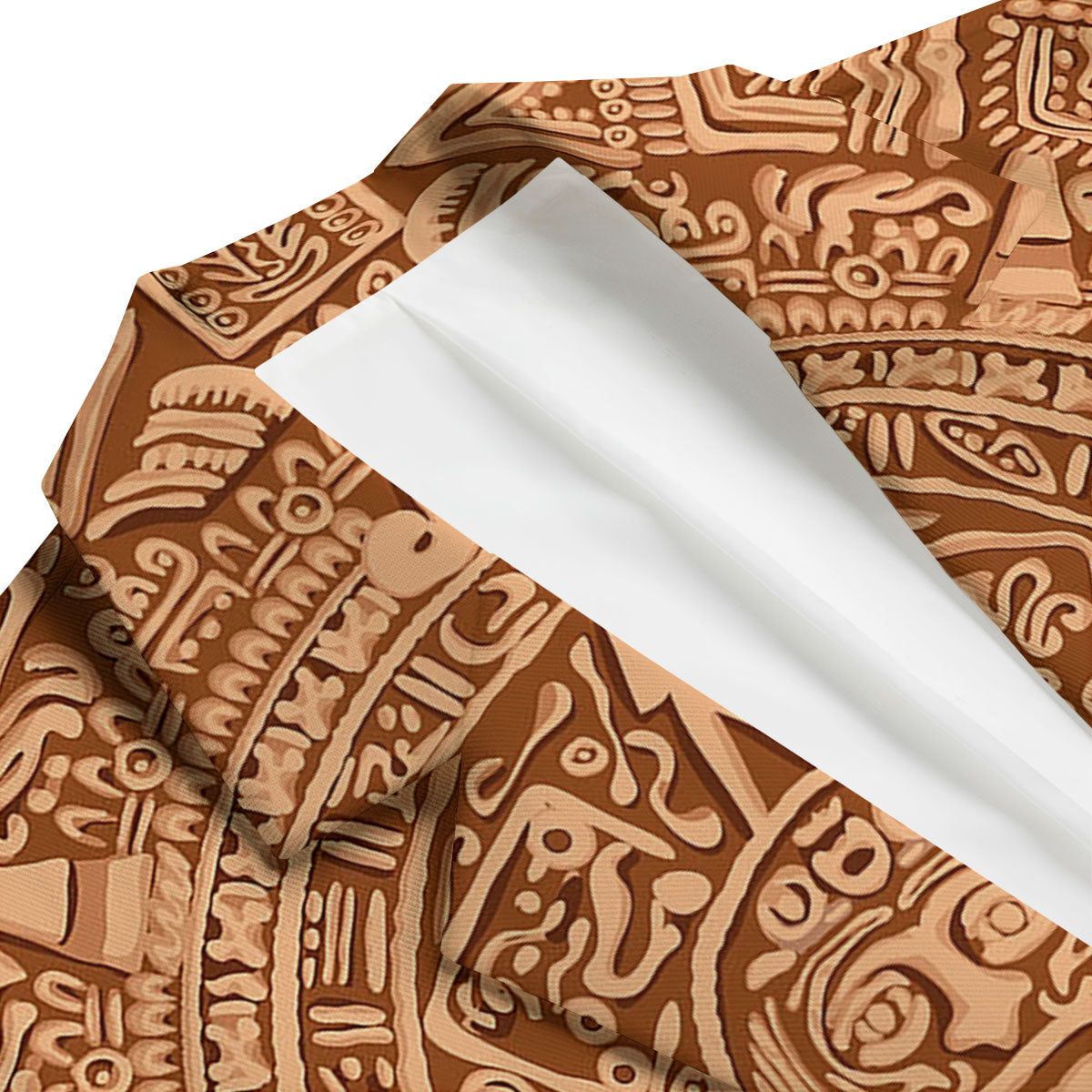 Stone Mayan Print Men's Blazer-grizzshop
