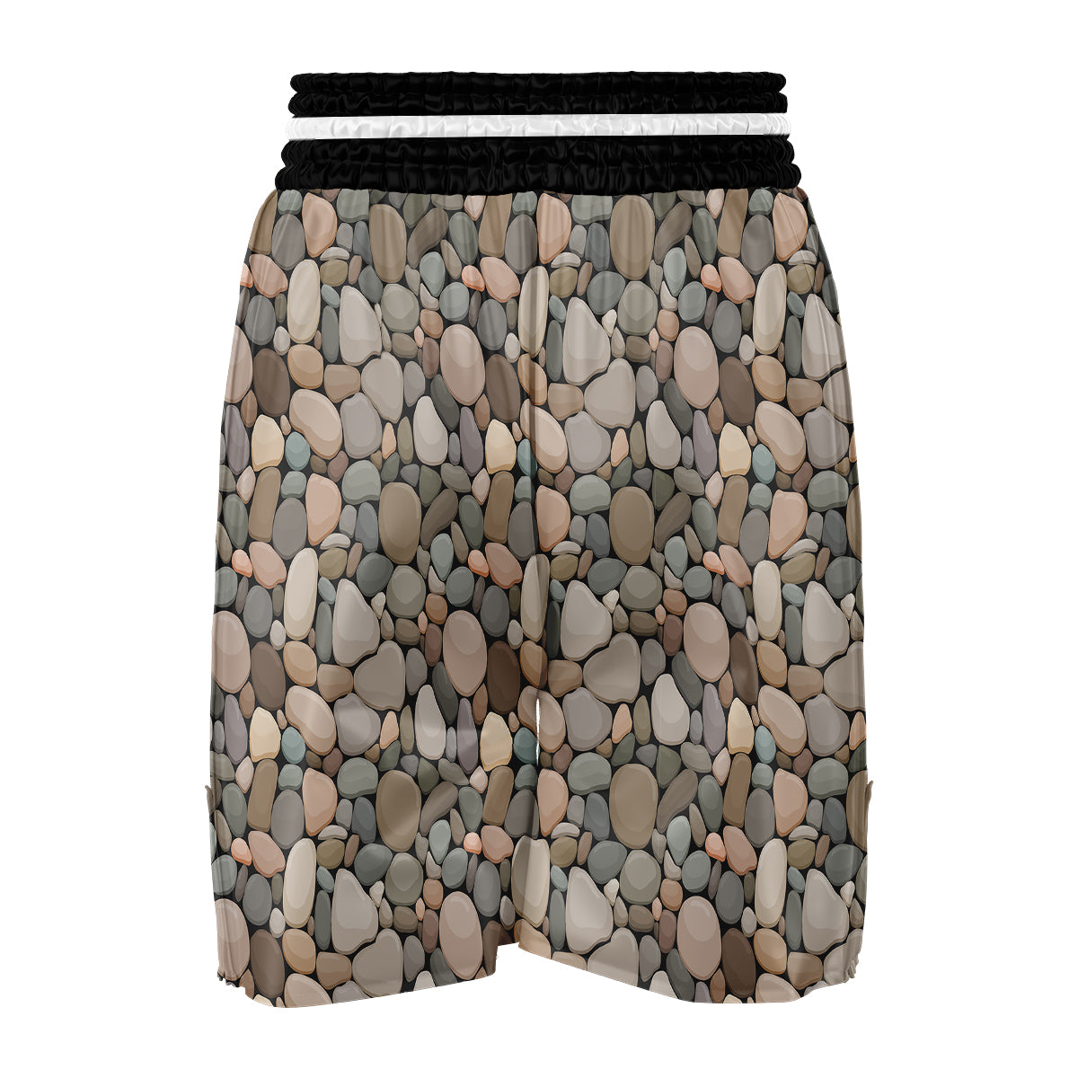 Stone Pastel Color Print Pattern Boxing Shorts-grizzshop