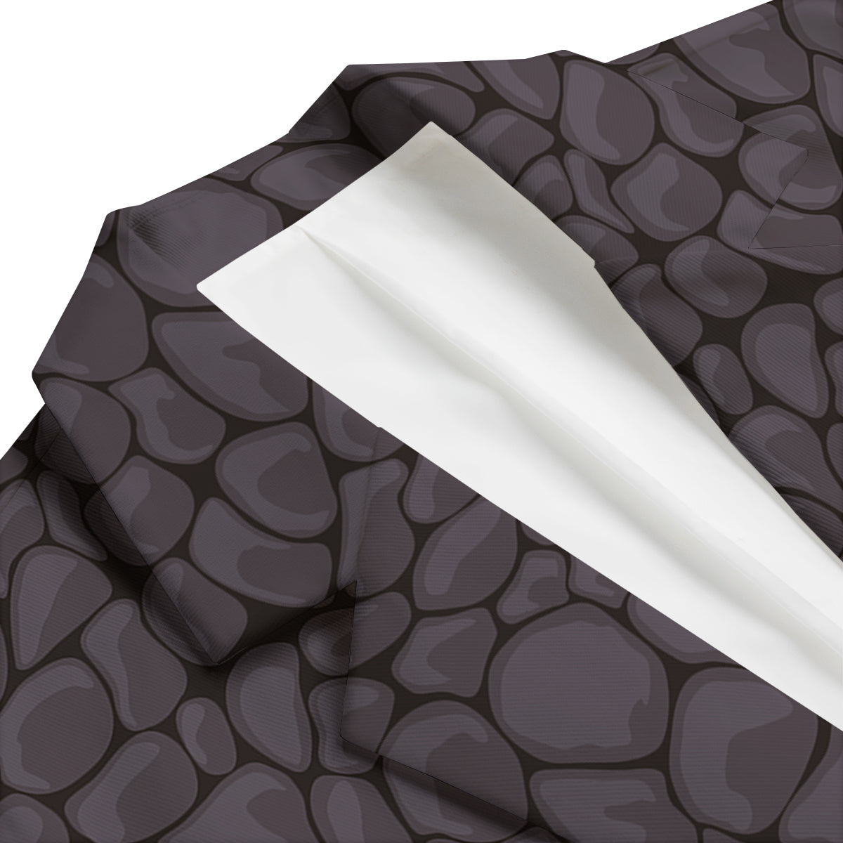 Stone Print Pattern Men's Blazer-grizzshop
