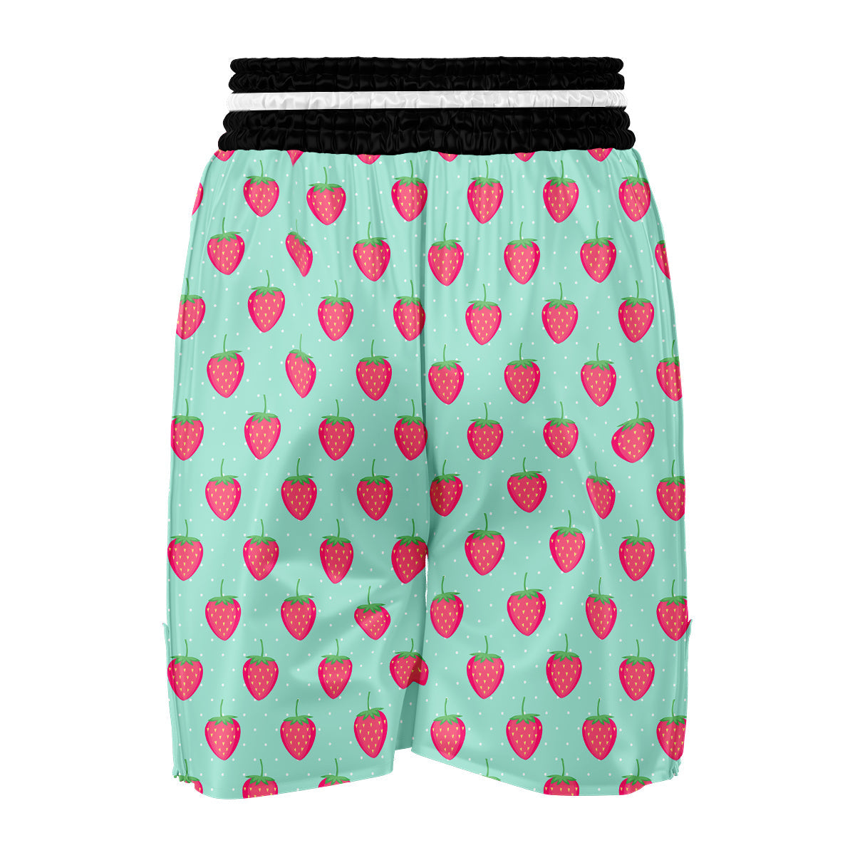 Strawberry Print Pattern Boxing Shorts-grizzshop