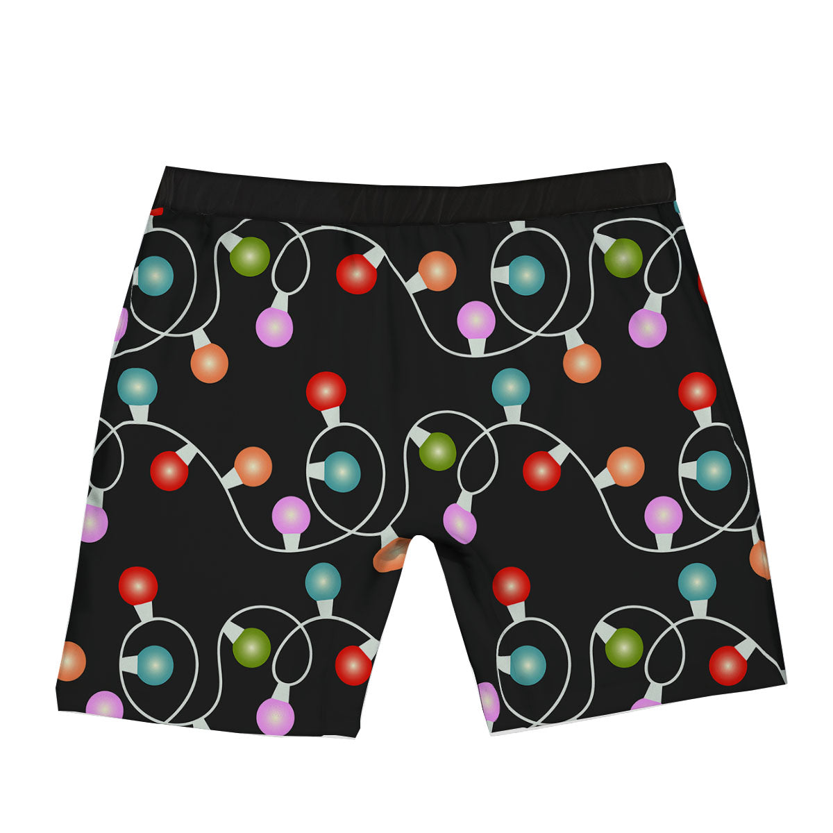 String Lights LED Christmas Print Boxer Briefs-grizzshop