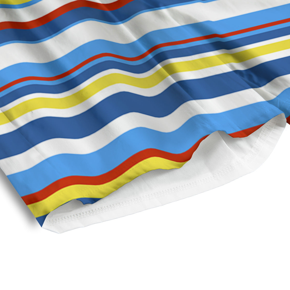 Stripe Autism Awareness Color Print Pattern Men's Athletic Shorts