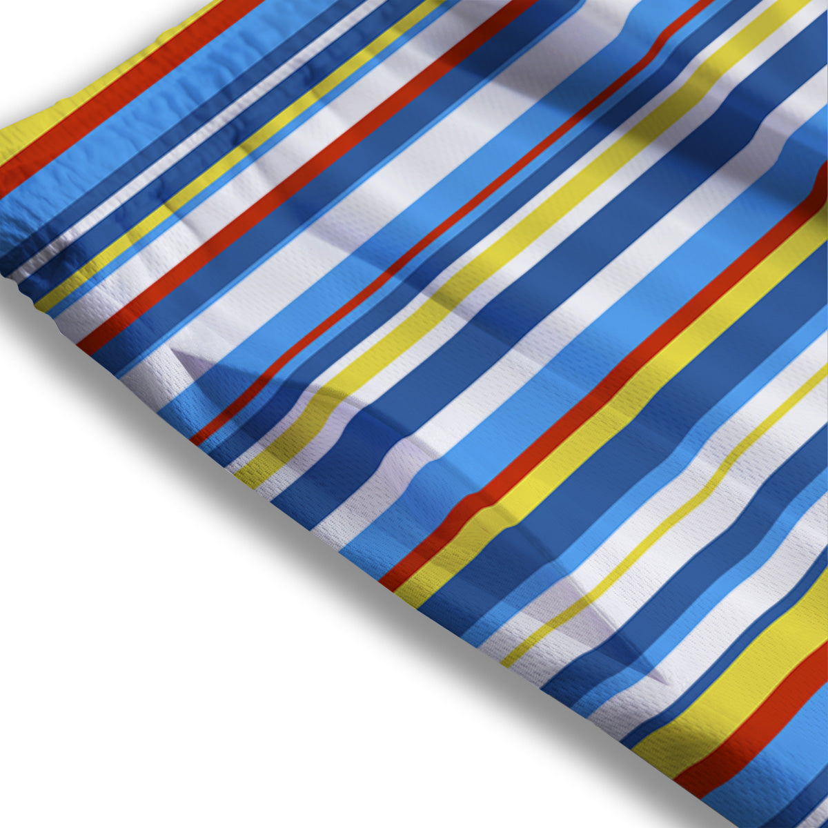 Tattersall Denim Print Pattern Mesh Shorts