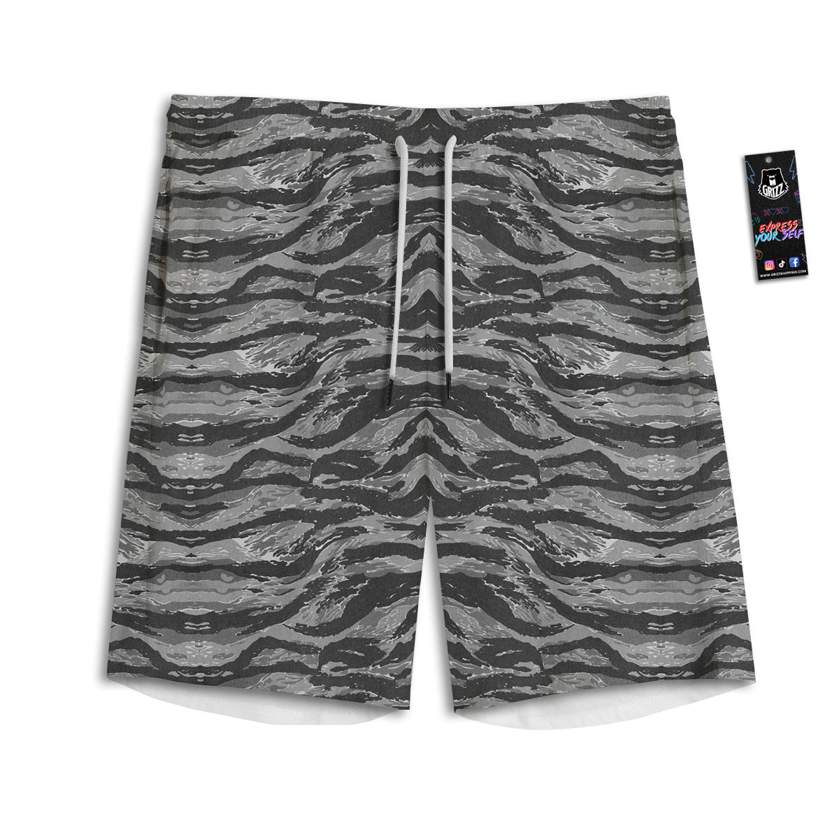 Symbol Muladhara Chakra Print Men's Athletic Shorts