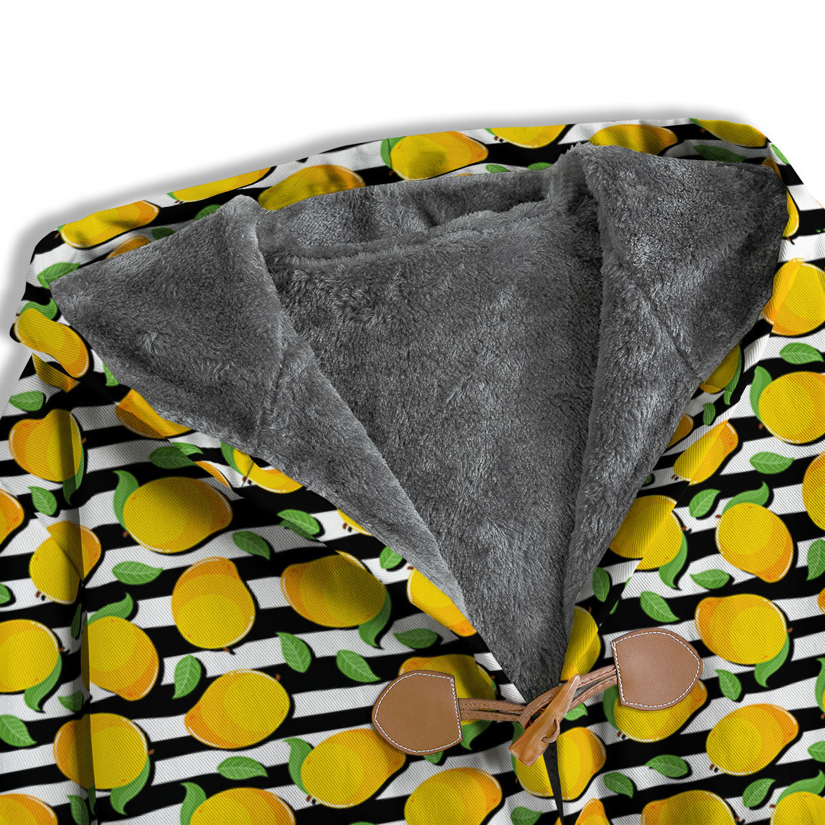 Striped Mango Fruit Print Pattern Men's Windbreaker Jacket-grizzshop