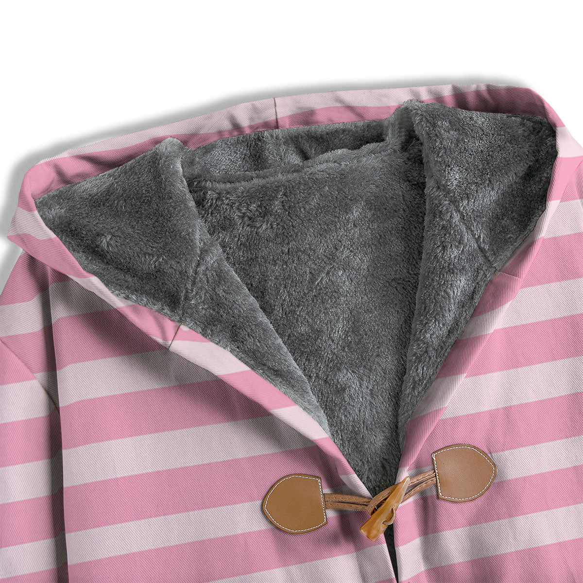 Striped Pink Print Pattern Men's Windbreaker Jacket-grizzshop