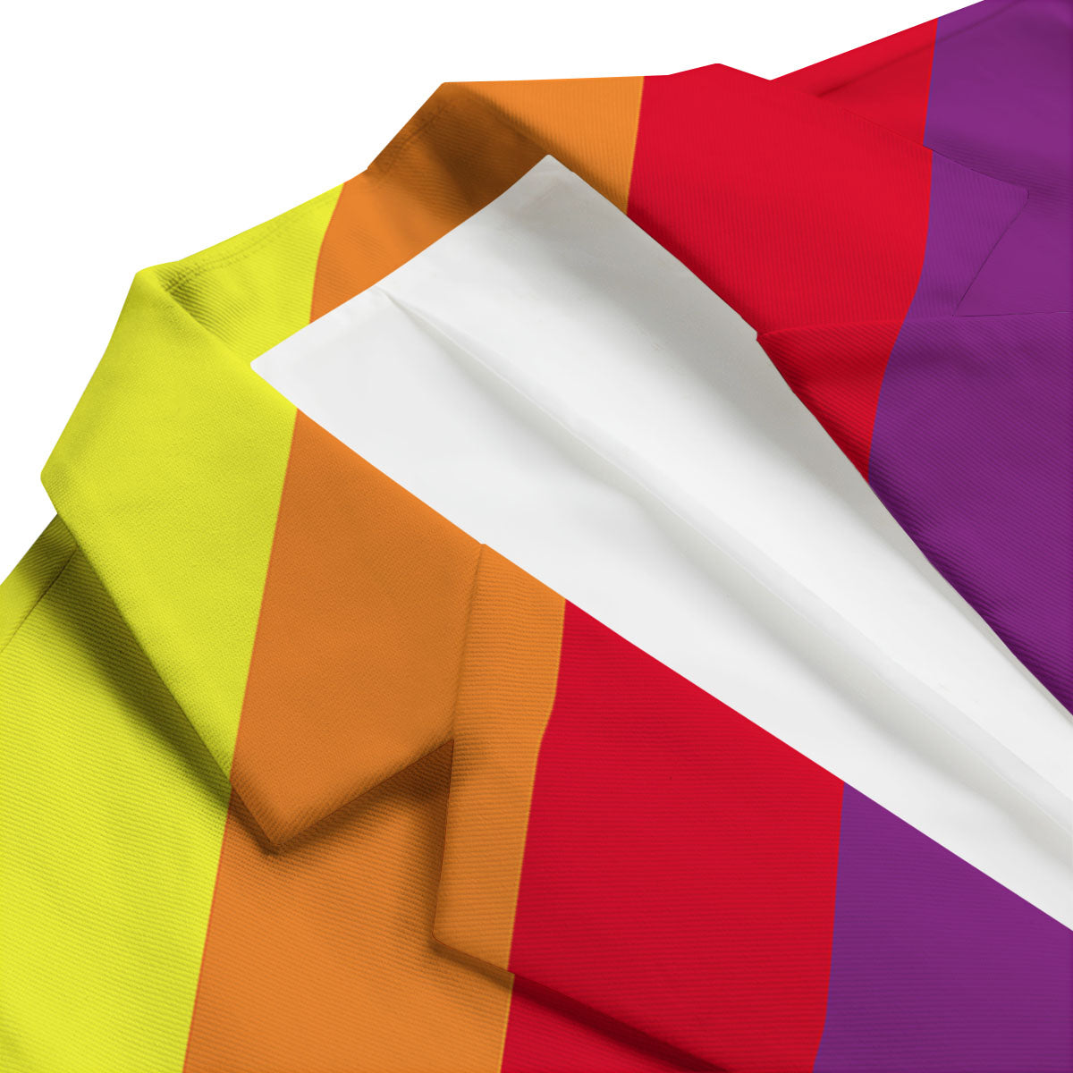 Striped Rainbow Diagonal Print Pattern Men's Blazer-grizzshop