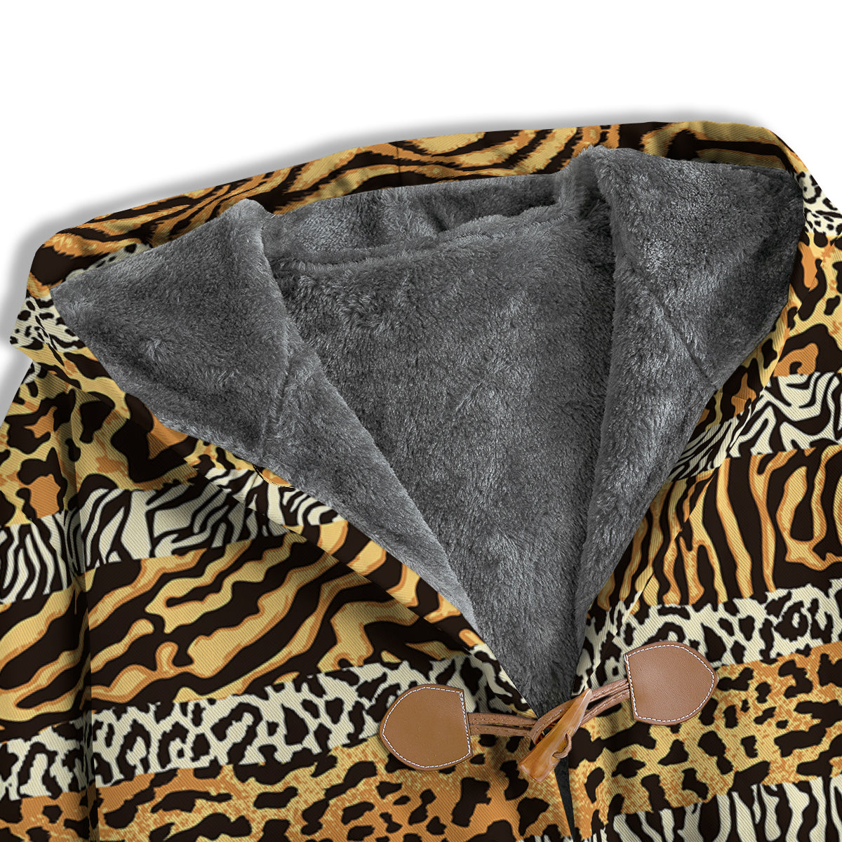 Striped Tiger Skins Print Pattern Men's Windbreaker Jacket-grizzshop