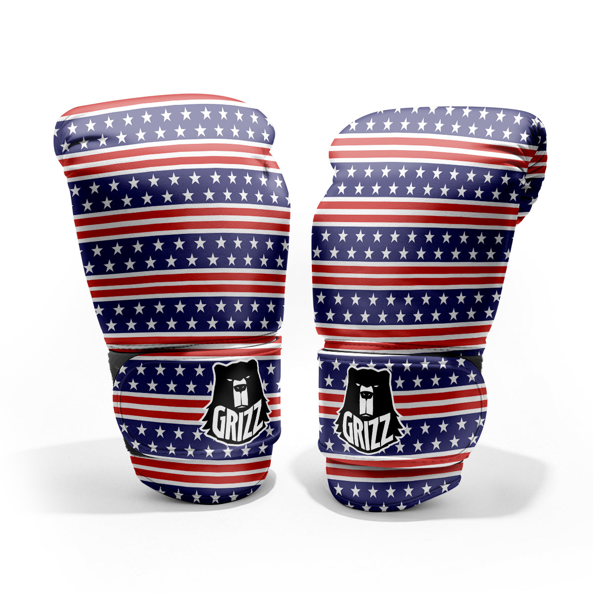 Striped USA Print Pattern Pro Boxing Glove