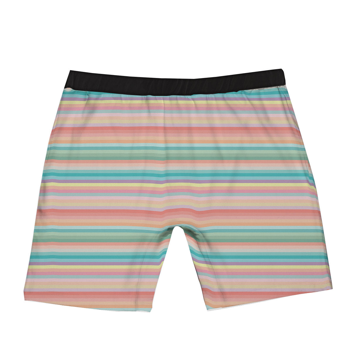 Striped Colorful Print Pattern Boxer Briefs