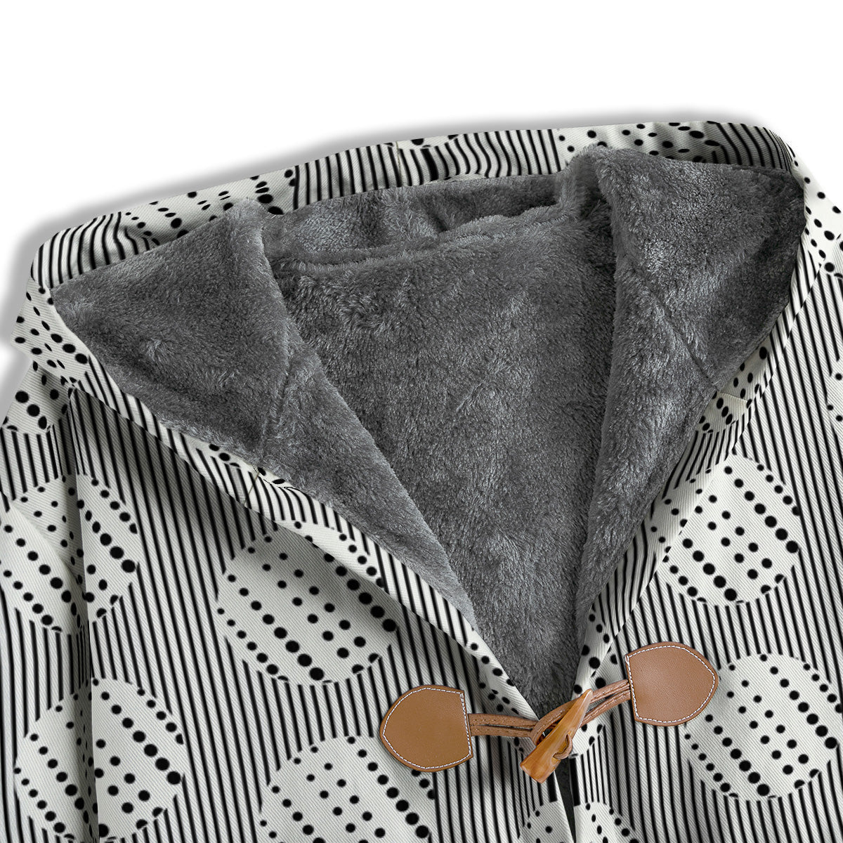 Stripes And Polka Dot Print Pattern Men's Windbreaker Jacket-grizzshop