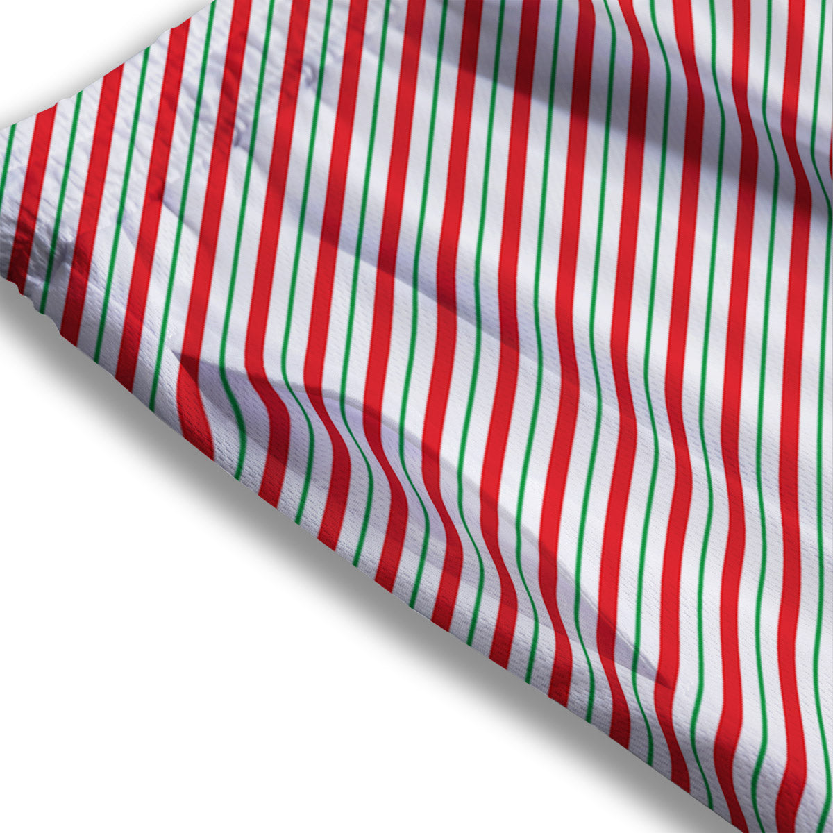 Stripes Candy Cane Print Pattern Mesh Shorts-grizzshop
