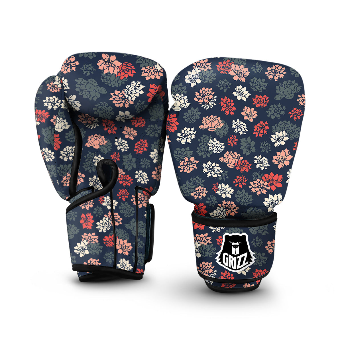 Paisley Retro Print Pattern Boxing Gloves