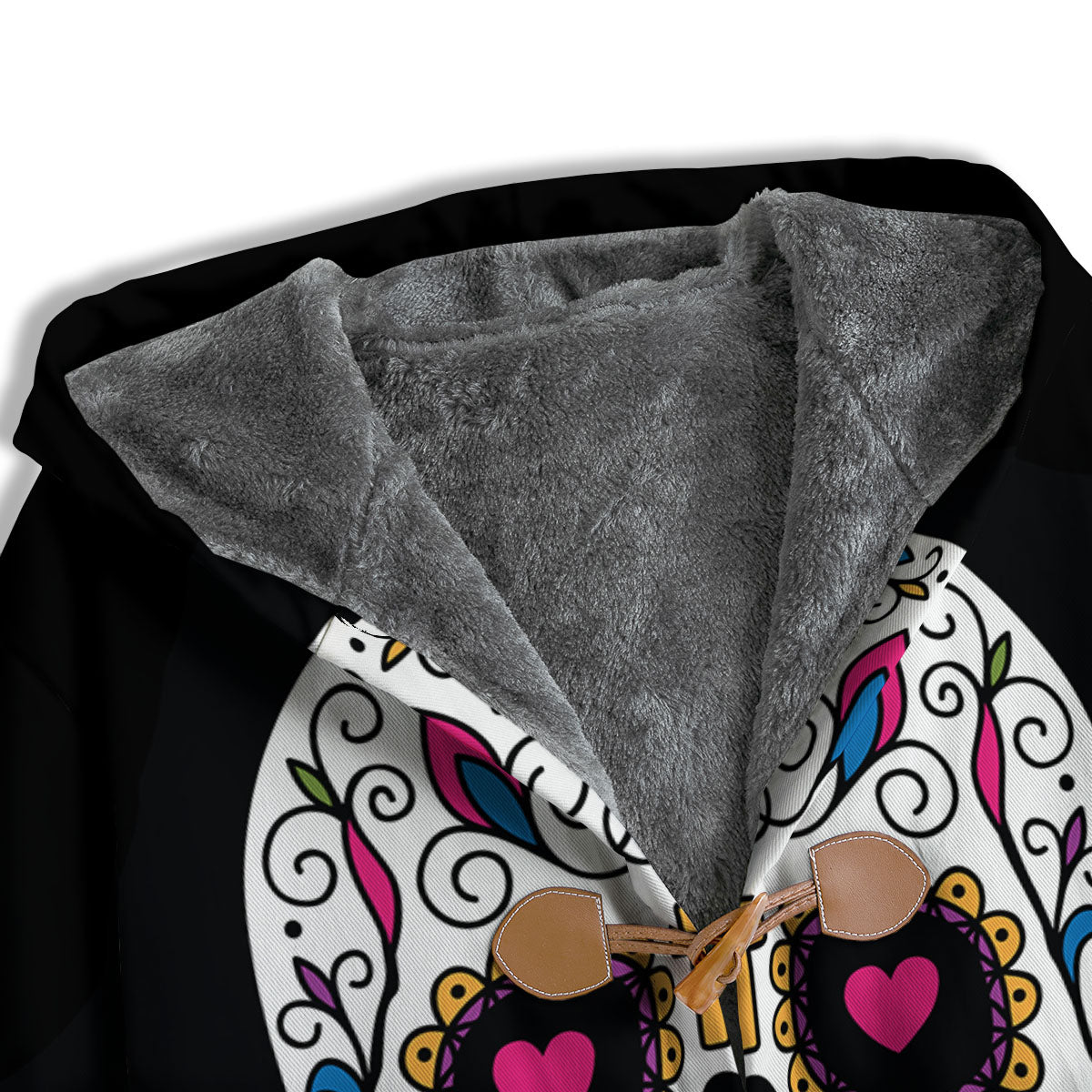 Sugar Skull Day Of The Dead Print Men's Windbreaker Jacket-grizzshop