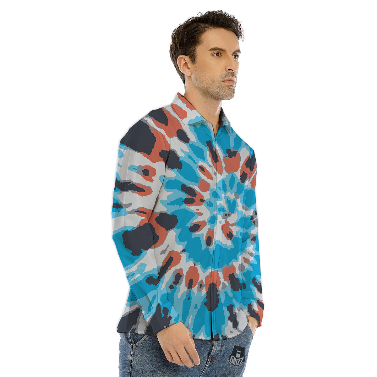 Summer Camping And National Park Print Pattern Men's Dress Shirts-grizzshop