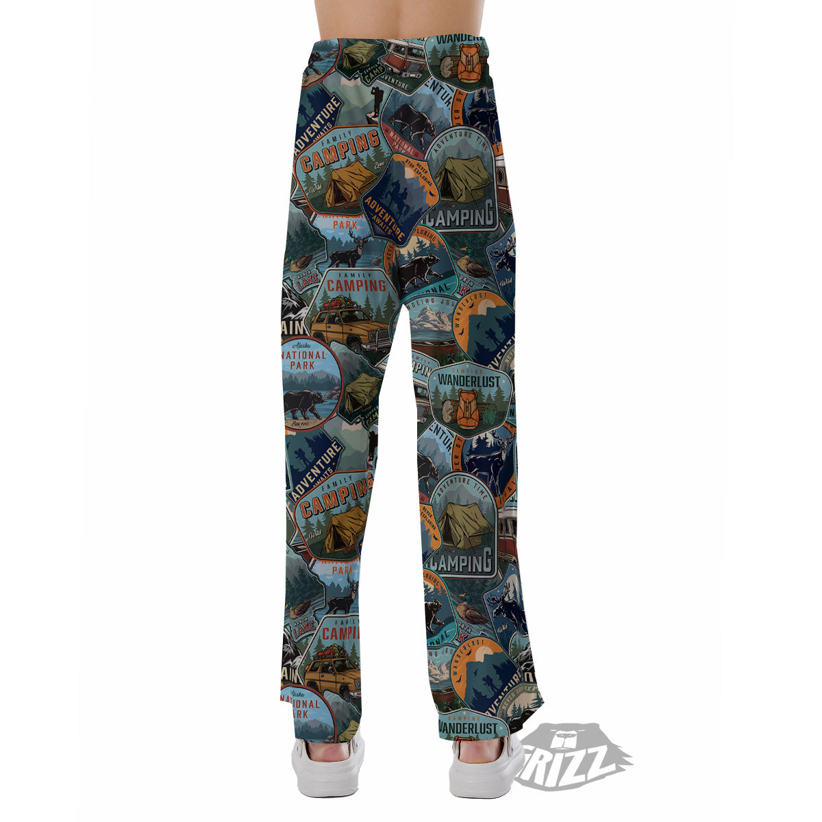 Summer Camping And National Park Print Pattern Pajama Pants-grizzshop