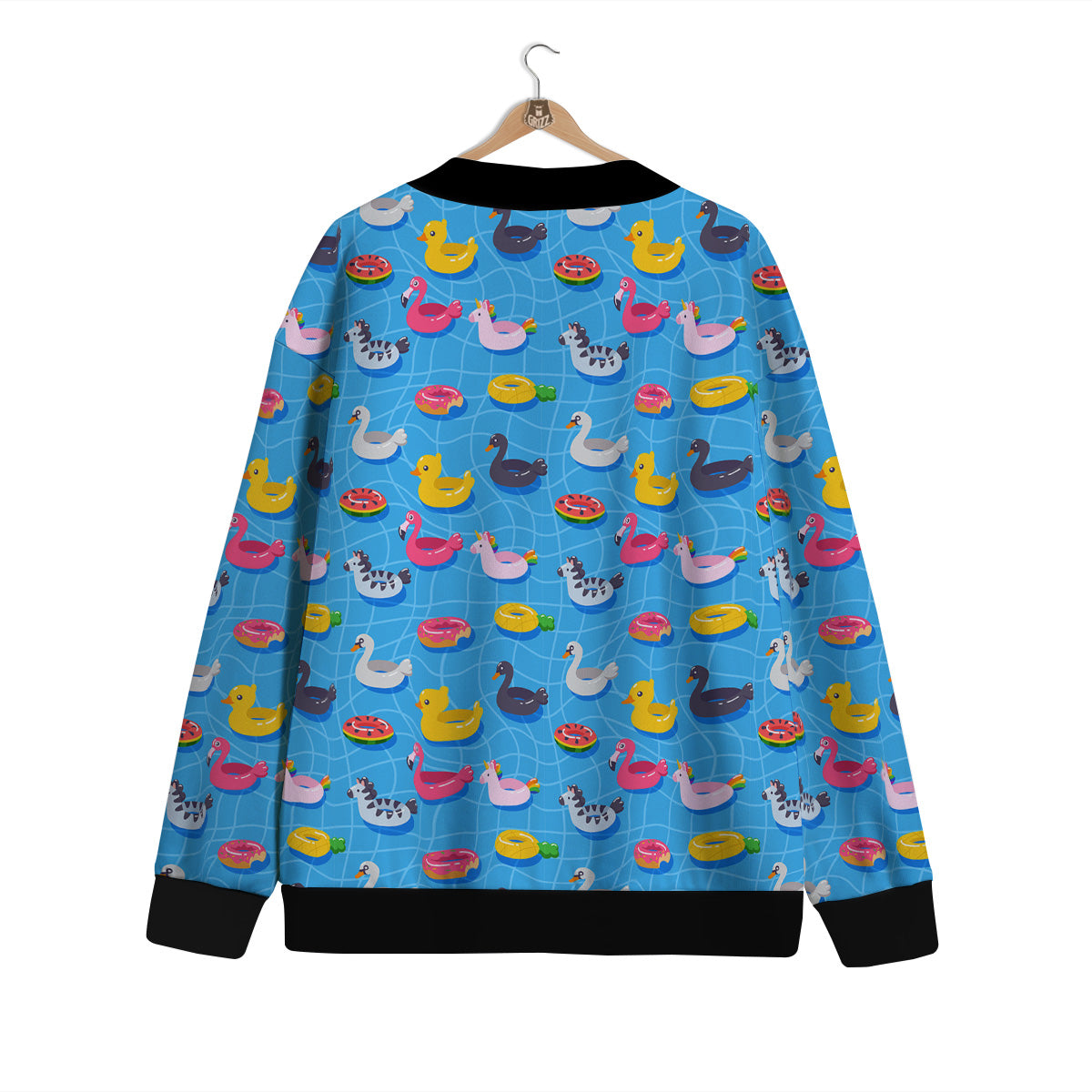 Summer Floats Ring Print Pattern Cardigan-grizzshop