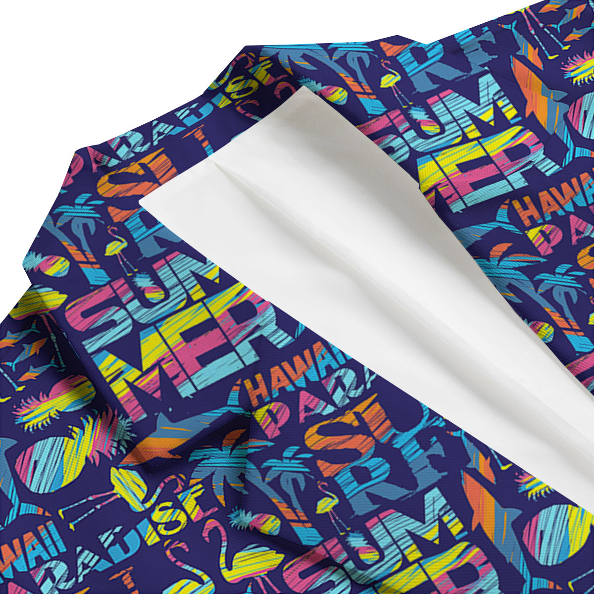 Summer Surfing Colorful Print Pattern Men's Blazer-grizzshop
