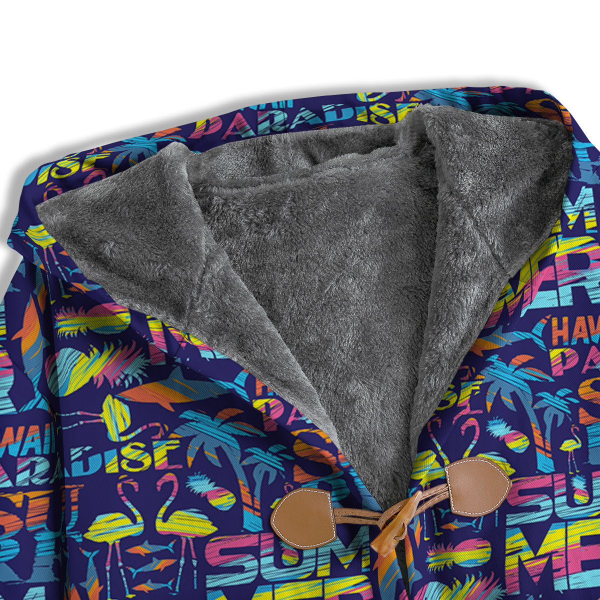 Summer Surfing Colorful Print Pattern Men's Windbreaker Jacket-grizzshop
