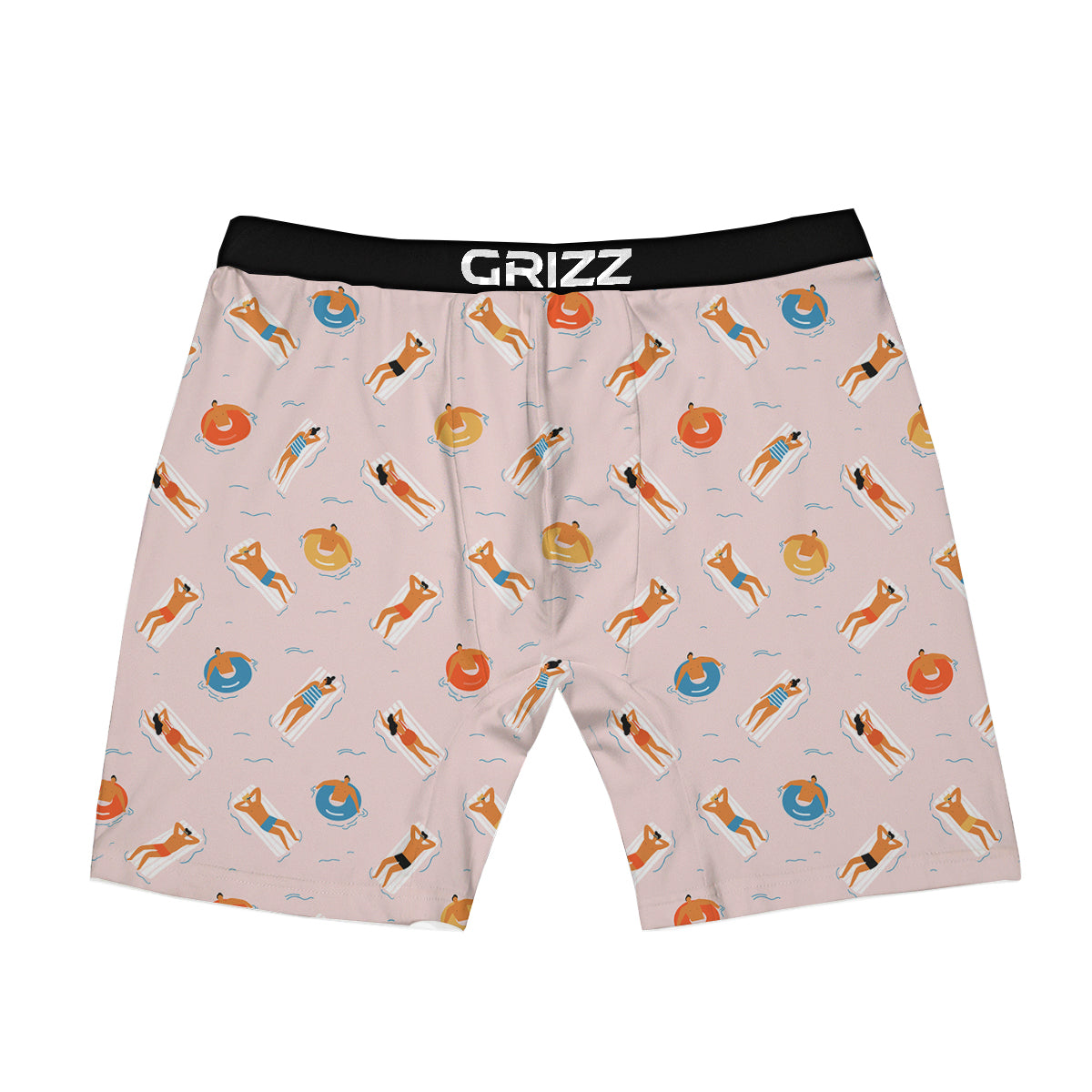 Summer Time Relixing Print Pattern Boxer Briefs-grizzshop