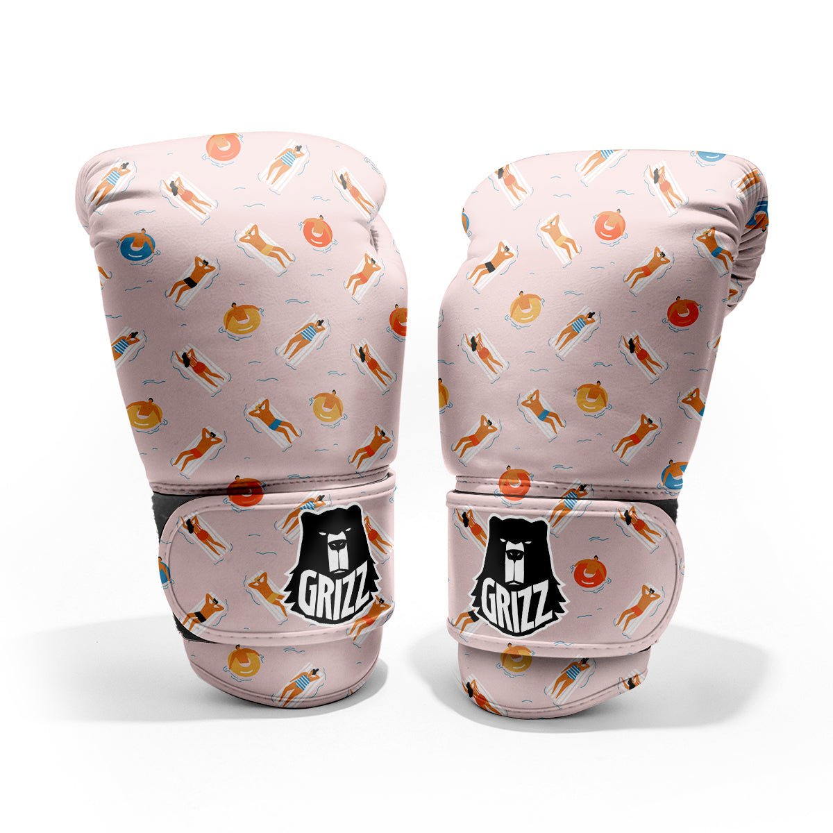 Summer Time Relixing Print Pattern Sparring Gloves-grizzshop