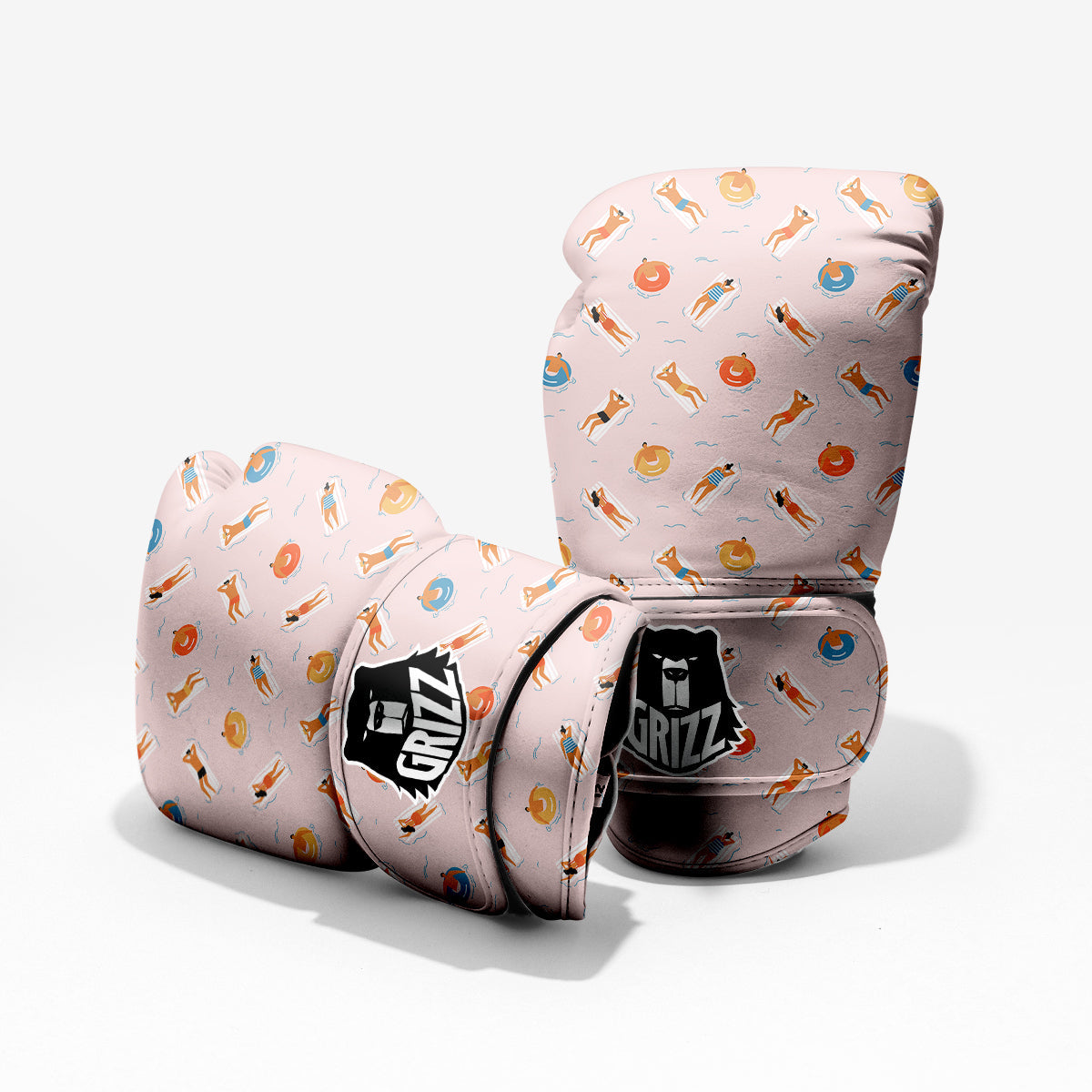 Summer Time Relixing Print Pattern Sparring Gloves-grizzshop