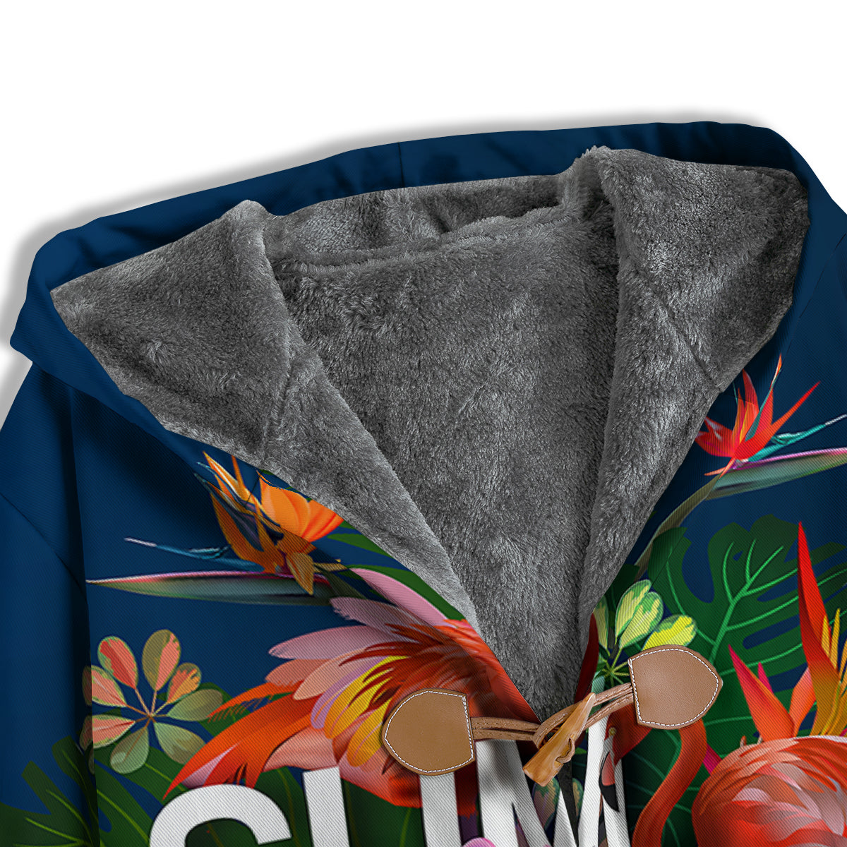 Summer Tropical Birds And Flowers For Travel Print Men's Windbreaker Jacket-grizzshop