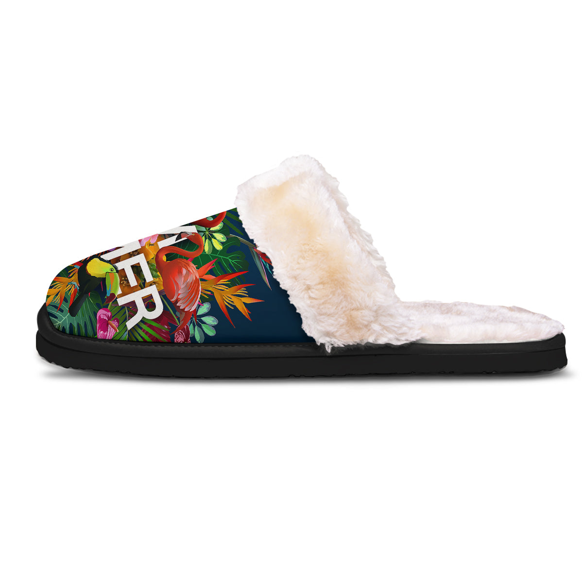 Summer Tropical Birds And Flowers For Travel Print Slippers-grizzshop