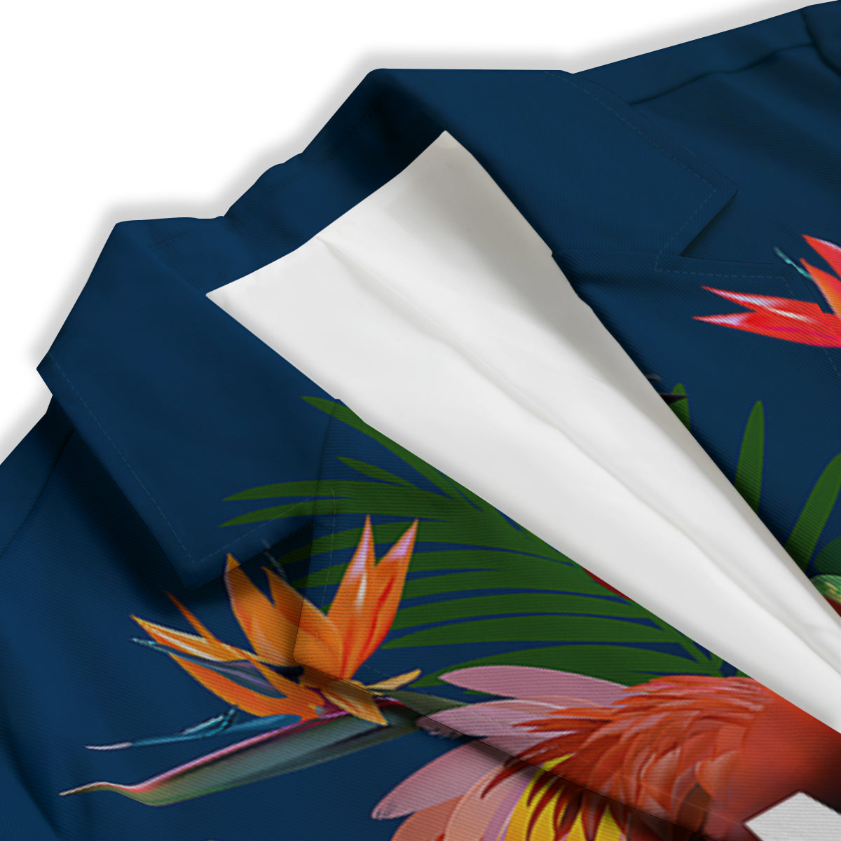 Summer Tropical Birds And Flowers For Travel Print Women's Blazer-grizzshop