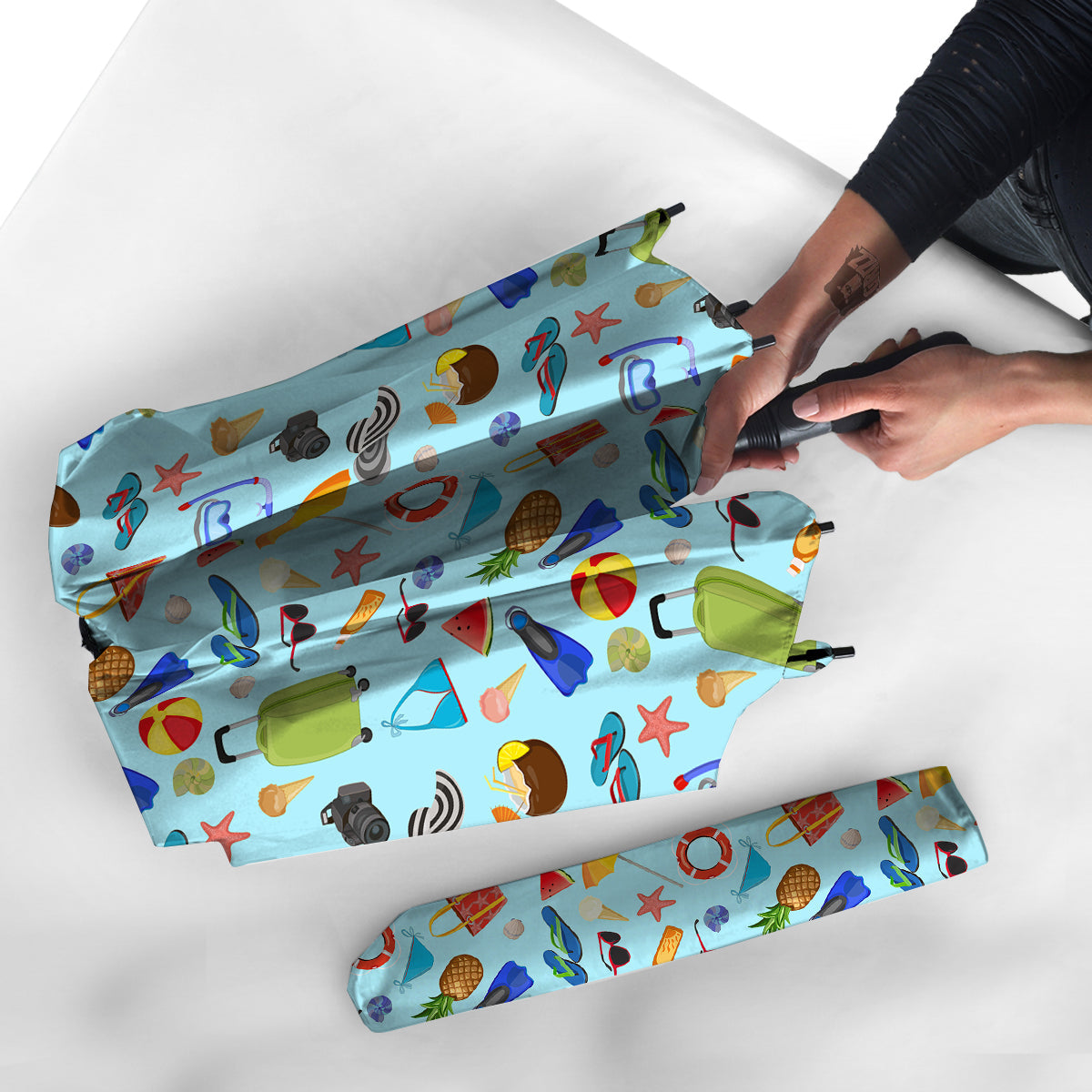 Summer Vacation Travel Print Pattern Umbrella-grizzshop