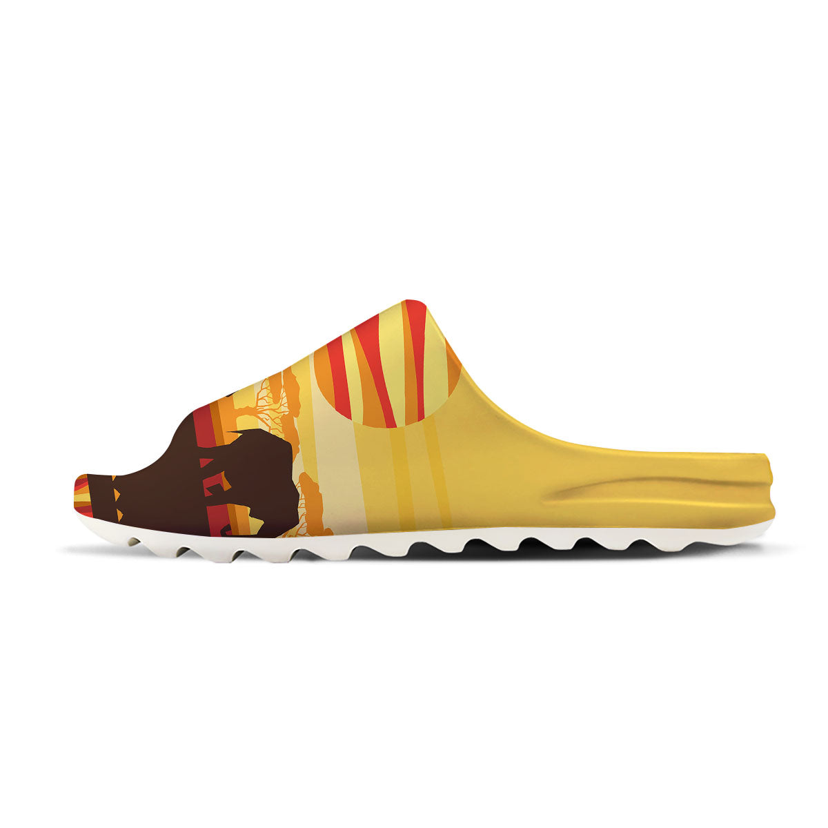 Sun African Print Sandals-grizzshop