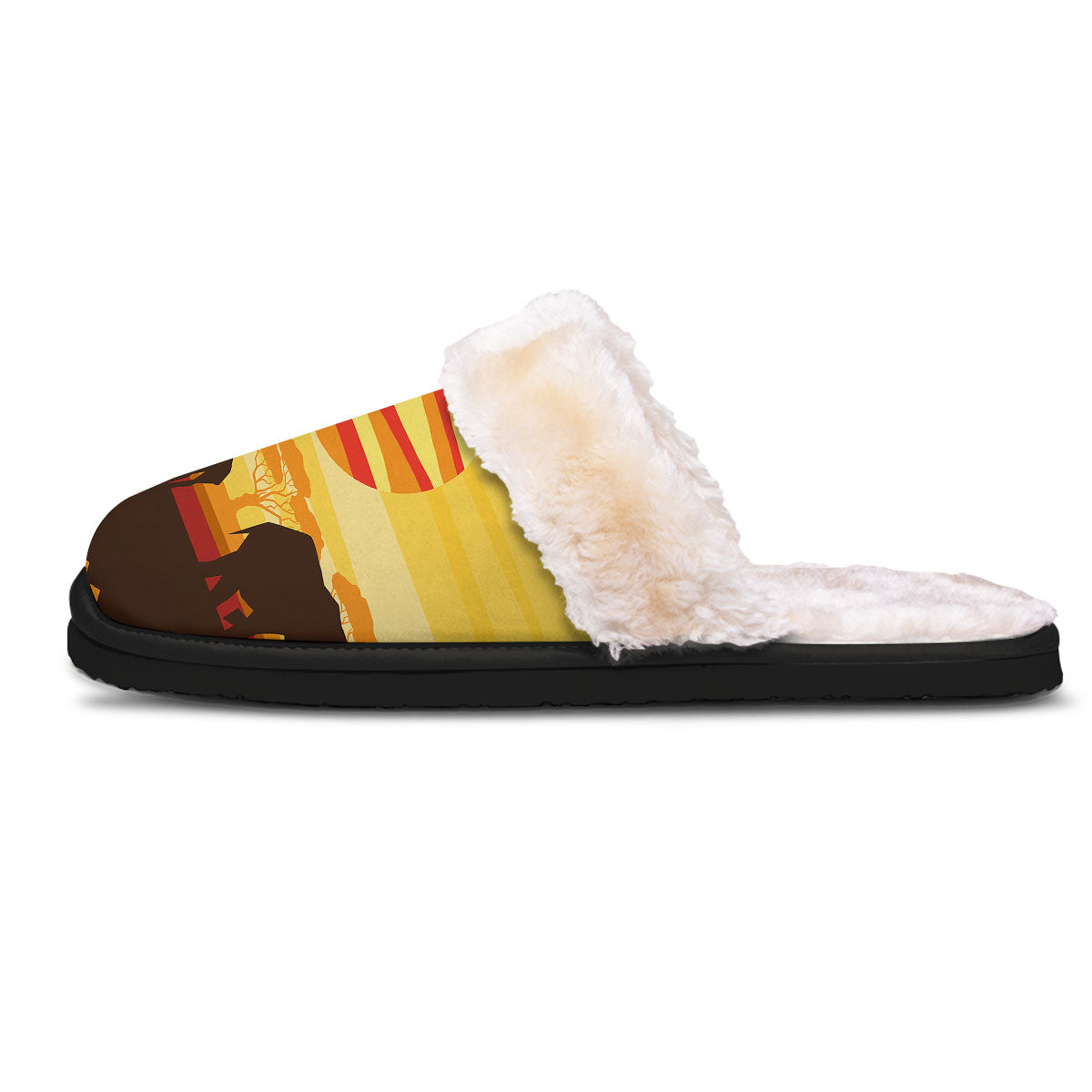 Sun African Print Slippers-grizzshop