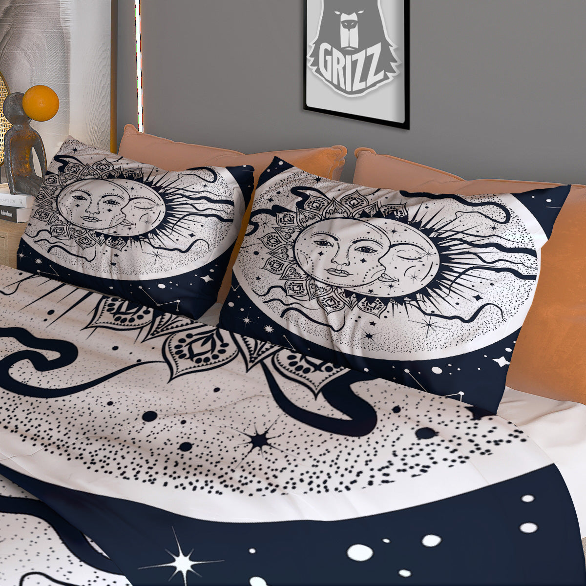 Space Endless Print Duvet Cover Bedding Set