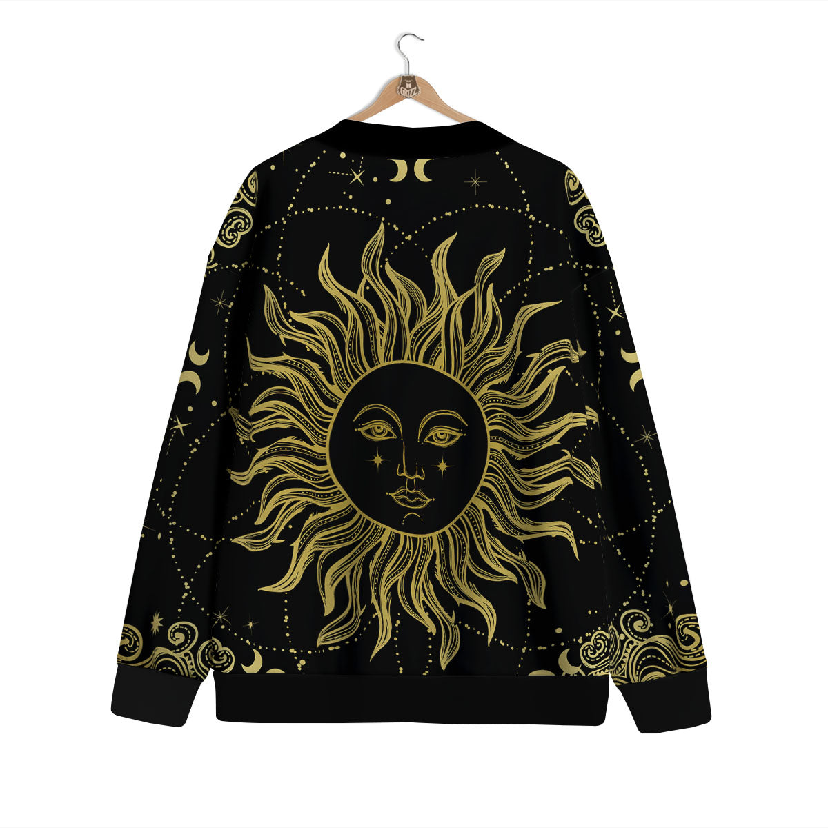 Sun Celestial Vintage Print Cardigan-grizzshop