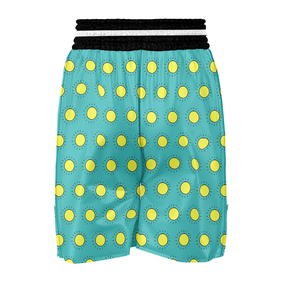 Sun Cute Pattern Print Boxing Shorts-grizzshop