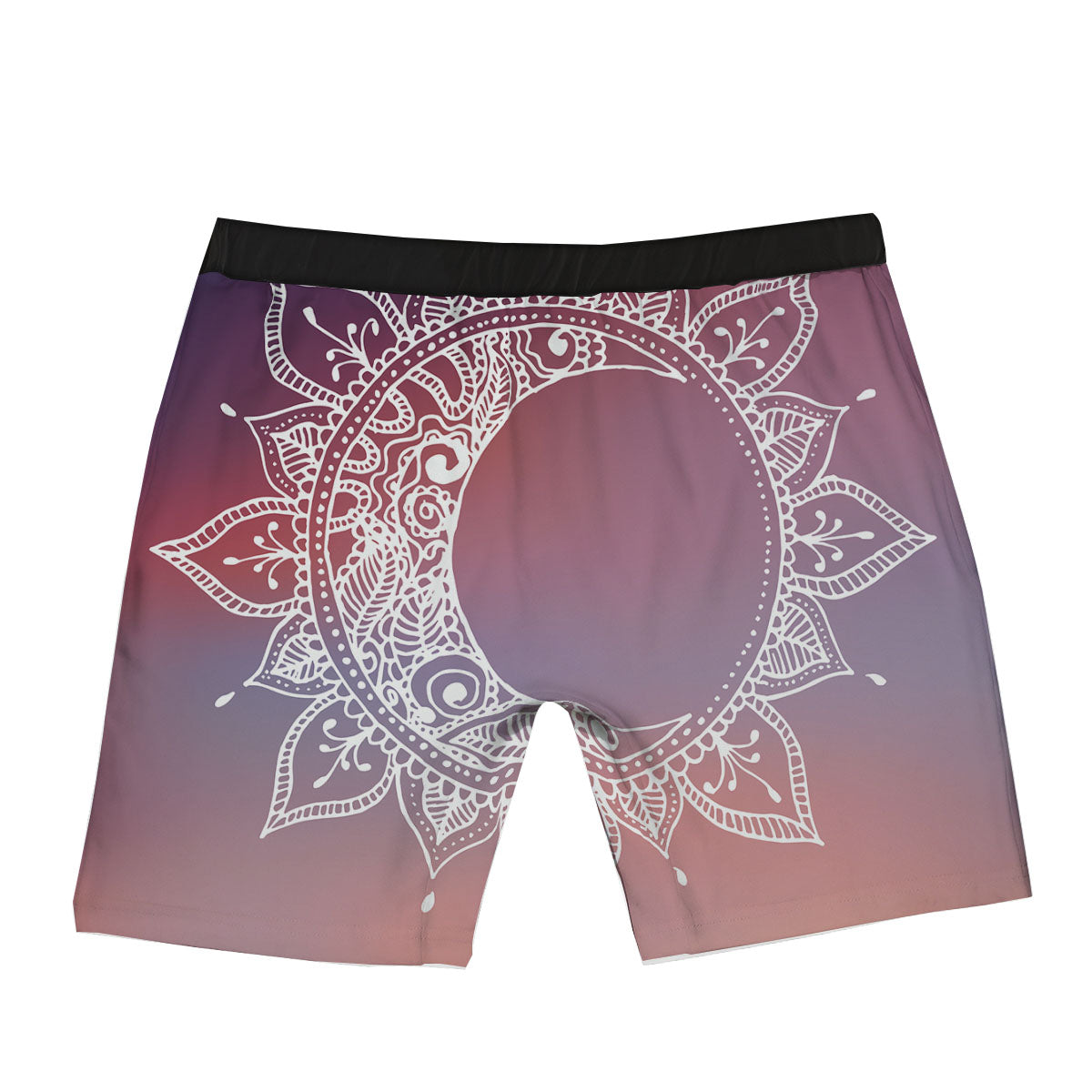 Sun Mandala Print Boxer Briefs-grizzshop